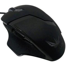 Mouse gaming cu fir DELUX M612-BK, 4000 DPI, Negru