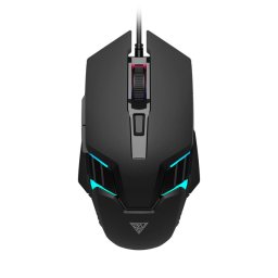 Mouse gaming cu fir GAMDIAS AURA-GS4, 3600 DPI, RGB, Negru