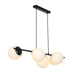 Nordlux - Lustră suspendată cu cablu LILLY 5xE14/10W/230V neagră