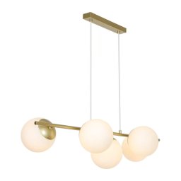 Nordlux - Lustra suspendată pe cablu LILLY 5xE14/10W/230V alamă