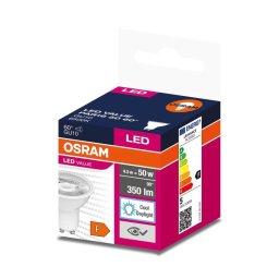 Bec LED PAR16 GU10/4,5W/230V 6500K 60° - Osram