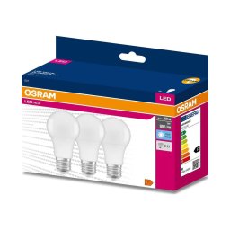 Set 3x becuri LED A60 E27/8,5W/230V 6500K - Osram