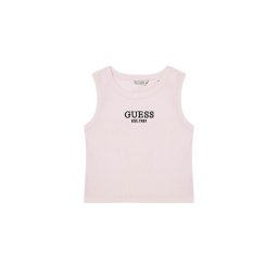 GUESS K T-Shirt Pentru copii Rib Midi Sl J4YI16KBZP4 g6k9 ballet pink