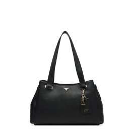 GUESS Geantă Evie Girlfriend Carryall HWBG9664220 bla black
