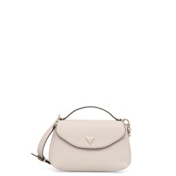 GUESS Geantă mică Evie Handle Flap HWBG9664200 lta light taupe