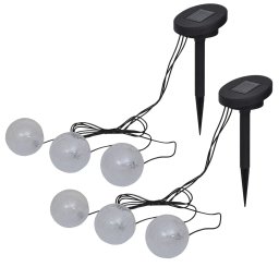 Lampi plutitoare, 6 buc., LED, pentru iaz si piscina GartenMobel Dekor