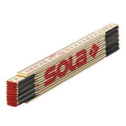Metru pliabil original lemn H 2.4/12 SOLA 53010801 HardWork ToolsRange