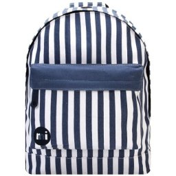 Mi-Pac, Rucsac din bumbac Seaside Stripe, Albastru/ Alb