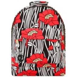 Mi-Pac, Rucsac premium Poppy, Negru/Rosu