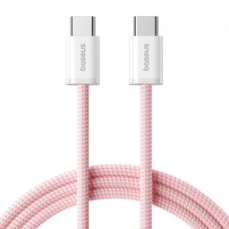 Cablu Date si Incarcare USB-C - USB-C Baseus Dynamic 4 Series, 100W, 1m, Roz P10381400411-00