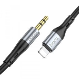 Cablu Audio Lightning - 3.5mm HOCO UPA22, 1m, Negru