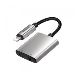Adaptor Audio Lightning - Lightning / 3.5mm McDodo CA-5540 Wales, Gri