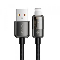 Cablu Date si Incarcare USB-A - Lightning McDodo CA-3140 Auto Power Off, 18W, 1.2m, Negru