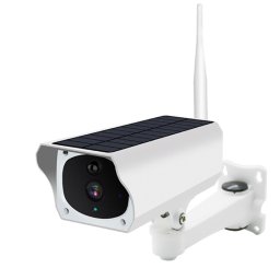 Camera de supraveghere IP Wireless de Exterior Full HD cu Panou Solar ALB