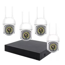 Kit Sistem de supraveghere video WIFI cu 4 camere