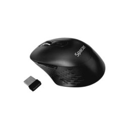 Mouse SPMO-WS02-BT – Mouse wireless dual-mode (2.4 GHz + Bluetooth), optic 1600 DPI, 3 butoane + scroll, negru