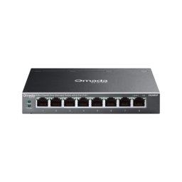 Switch TP-LINK Omada ES208GP, 8 porturi, PoE+, Black