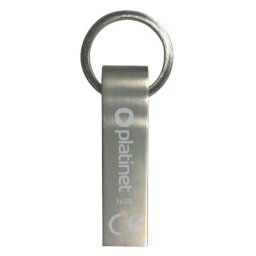 Memorie USB PLATINET PMFMK16, 16 GB, USB 2.0, Argintiu