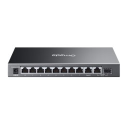 Switch TP-LINK ES210GP, 8-Port Gigabit PoE+ Switch with 1 SFP Slot, 63W, Black