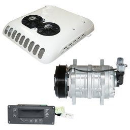 Clima utilaje industriale AC cu compresor pentru bus mercedes sprinter 313,314 12V, 10KW, 3800mc3/H, 1010x975x180mm