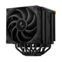 COOLER DeepCool Ak620 Digital Pro skt. Intel si AMD, racire cu aer, vent. 2 x 120mm, 500 - 1750 rpm, 6 heatpipes, inaltime 163mm, afisaj digital, LED RGB adresabil,R-AK620-BKAPMN-G (timbru verde 2 lei)