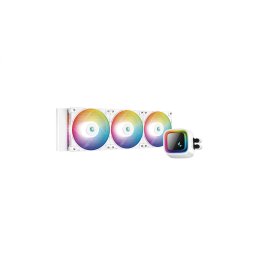Cooler Deepcool LS720 WH, compatibil skt. Intel si AMD, racire cu lichid, ventilator 120 mm x 3, 2250 rpm, iluminat RGB, R-LS720-WHAMNT-G-1 (timbru verde 2.00 lei)
