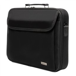 GEANTA SPACER, pt. notebook de max. 16, 1 compartiment, buzunar frontal, buzunar dorsal cu velcro, waterproof, nylon, negru, Fritz, SPM7939 (EAN: 5949046600056)