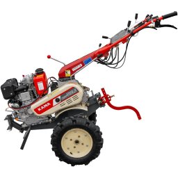 Motocultor Kama KDT 910LE 9 CP Diesel Reductor Diferential 3+1 viteze roti cauciuc 4.00x10