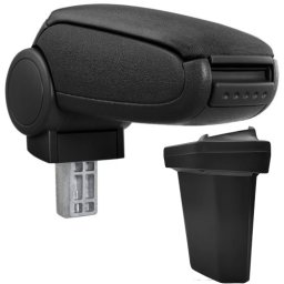 Cotieră pentru Hyundai i20 2 II (11.2014-) negru material textil
