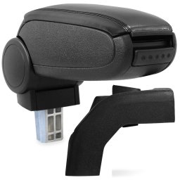 Cotieră pentru Ford Focus 2 II (07.2004-09.2012) negru piele ecologica