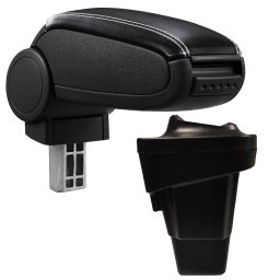 Cotieră pentru Ford Focus 3 Non-Facelift (04.2011-2015) negru piele ecologica cu cusatura alba