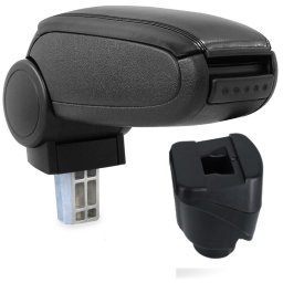 Cotieră pentru Renault Megane 3 (11.2008-) negru piele ecologica