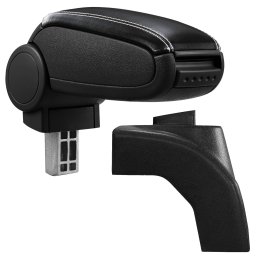 Cotieră pentru VW Golf 5 (10.2003-11.2013) negru piele ecologica cu cusatura alba