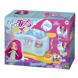 Seasters - jucarie, set acvariu magic cu mini papusa sirena, gpeat01000