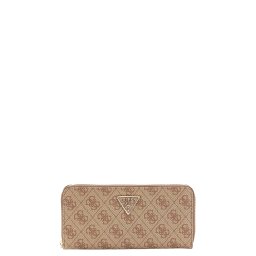 GUESS Portofel Laurel II Slg Large Zip Around SWSG7459146 ltl latte logo