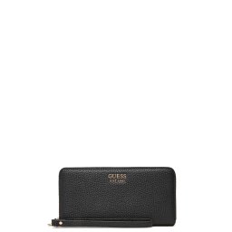 GUESS Portofel Brenton Slg Lrg Zip Around SWPG9648146 bla black