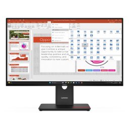Monitor Lenovo 64A5MAT6EU | 27", IPS, Full HD, 75Hz, Negru