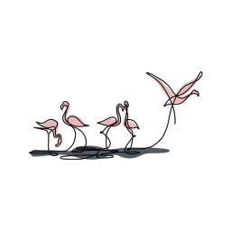 Accesoriu decorativ perete Re-Bloom, metal/lemn, 66x35cm, Resigilat, Grad A