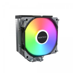 Montech NX400 ARGB Procesor Răcitor de aer 12 cm Negru 2 buc.