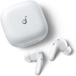 Soundcore R60i, ANC, Hi-Res Sound, Autonomie 50 ore, IP55, Bluetooth 6.1, Alb