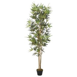 Gossi arbore din bambus artificial 1104 de frunze 180 cm verde