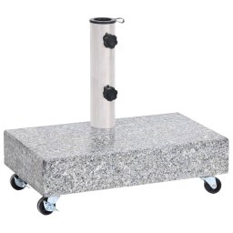 Gossi baza pentru umbrela, gri deschis, 45x25x8,3 cm, granit