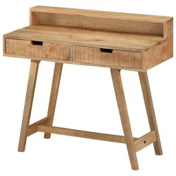 Gossi birou, 100x45x90 cm, lemn de mango nefinisat