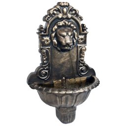 Gossi fantana de perete cu design cap de leu, bronz