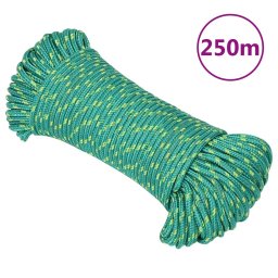 Gossi franghie de barca, verde, 5 mm, 250 m, polipropilena