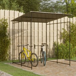 Gossi magazie pentru bicicleta, negru, 190x190x222 cm, otel