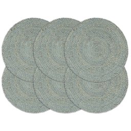 Gossi naproane, 6 buc., verde olive, 38 cm, iuta, rotund