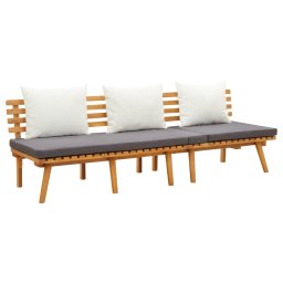 Gossi pat de zi de gradina, 200x65 cm, lemn masiv de acacia