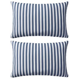 Gossi perne de exterior, 2 buc., bleumarin, 60x40 cm, imprimeu dungi