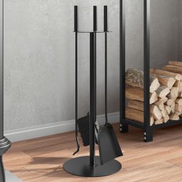Gossi set de unelte pentru semineu, 4 piese, 22x59 cm, otel
